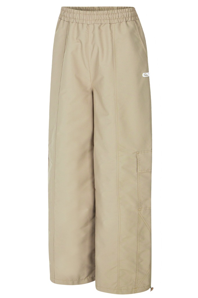 cargo pocket trainning pants (beige)
