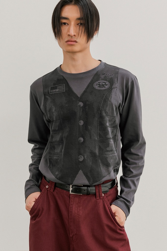 vest t-shirt(darkgray)
